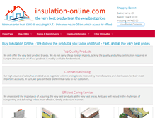 Tablet Screenshot of insulation-online.com